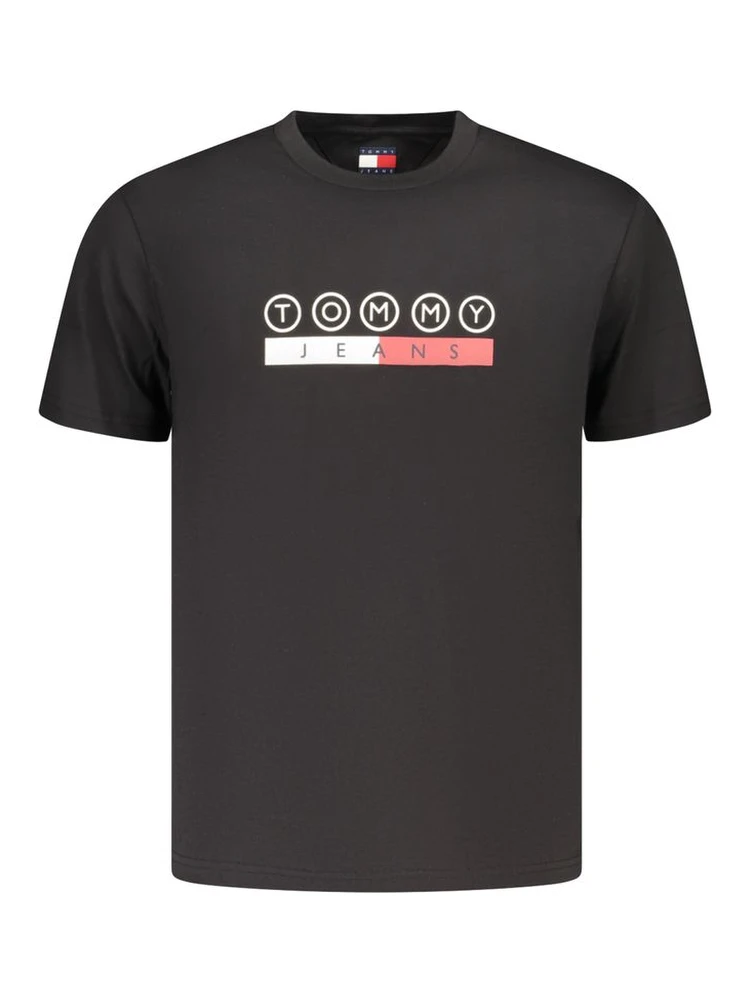 Black Cotton Men's T-Shirt