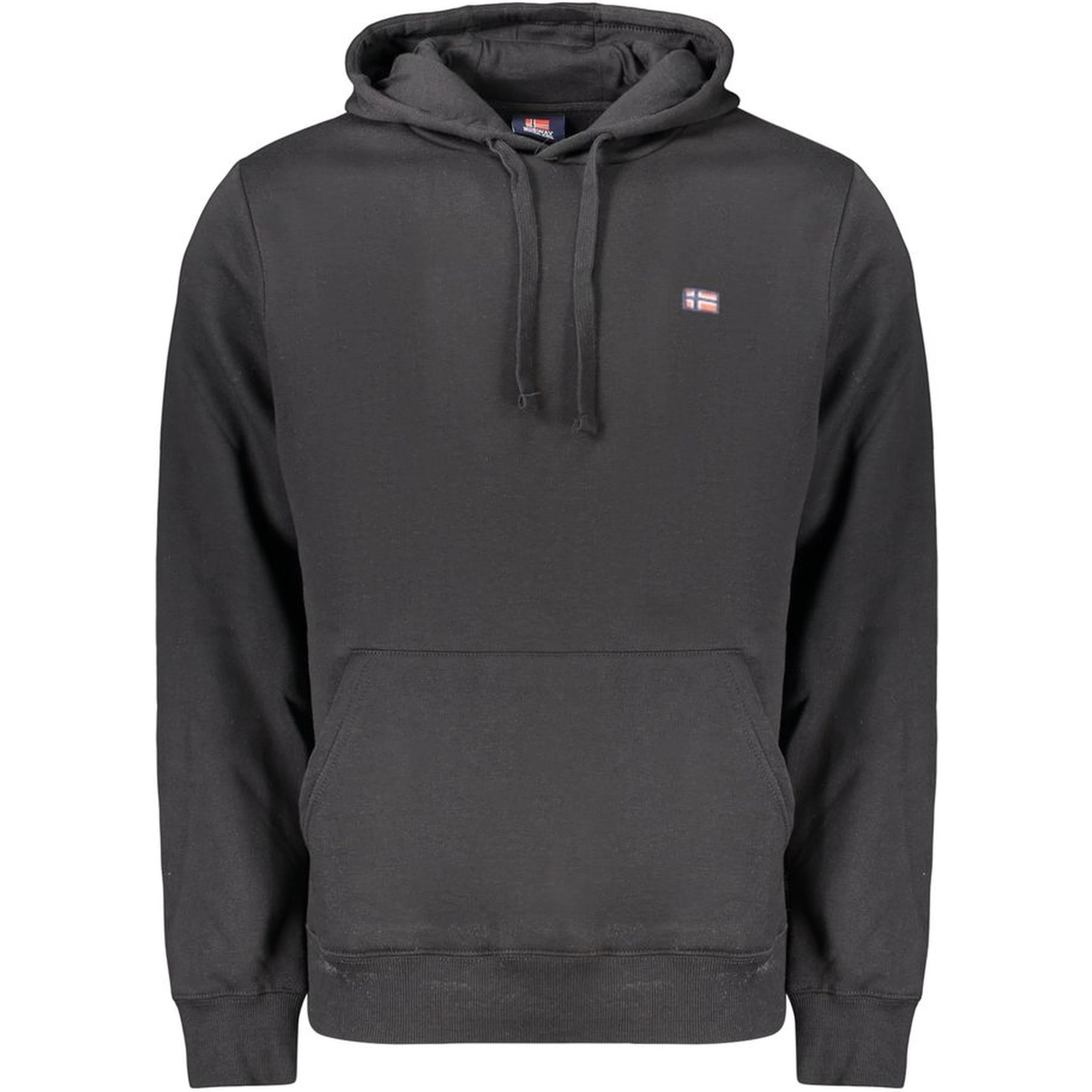 Black Cotton Men's Sweatshirt