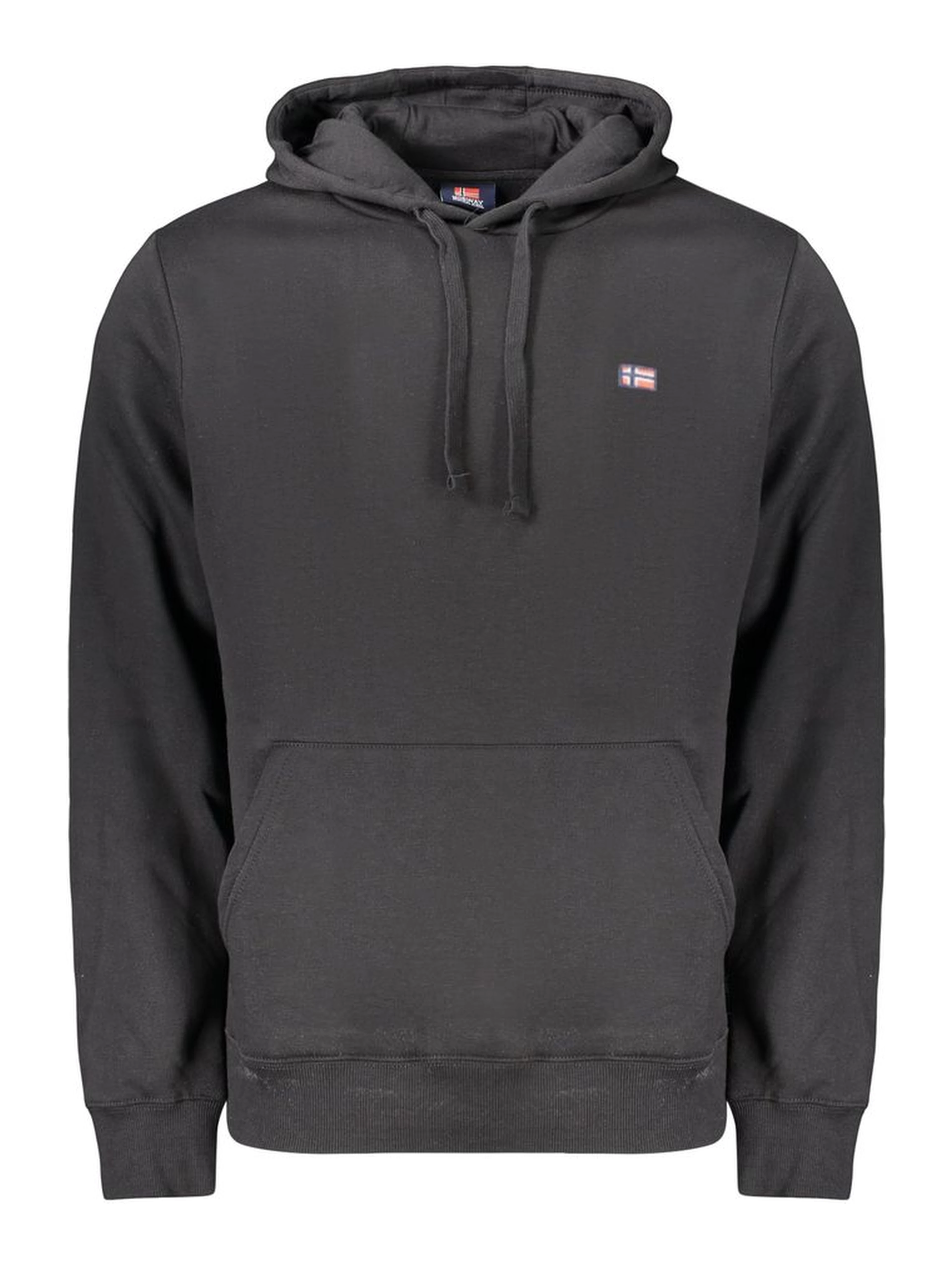 Black Cotton Men's Sweatshirt