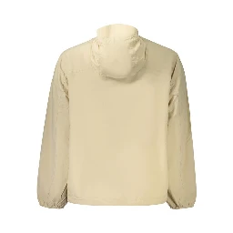 Beige Polyamide Men's Jacket