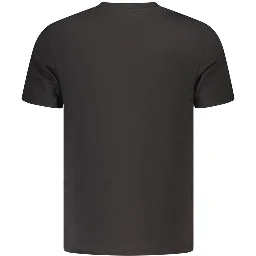 Black Cotton Men's T-Shirt