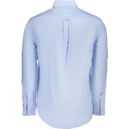 Azzurro Cotton Men's Shirt