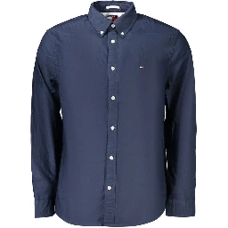 Blue Cotton Men's Shirt