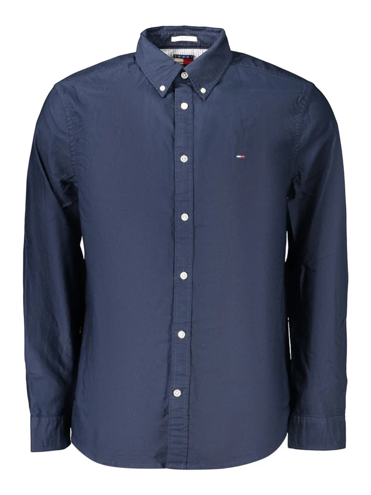 Blue Cotton Men's Shirt