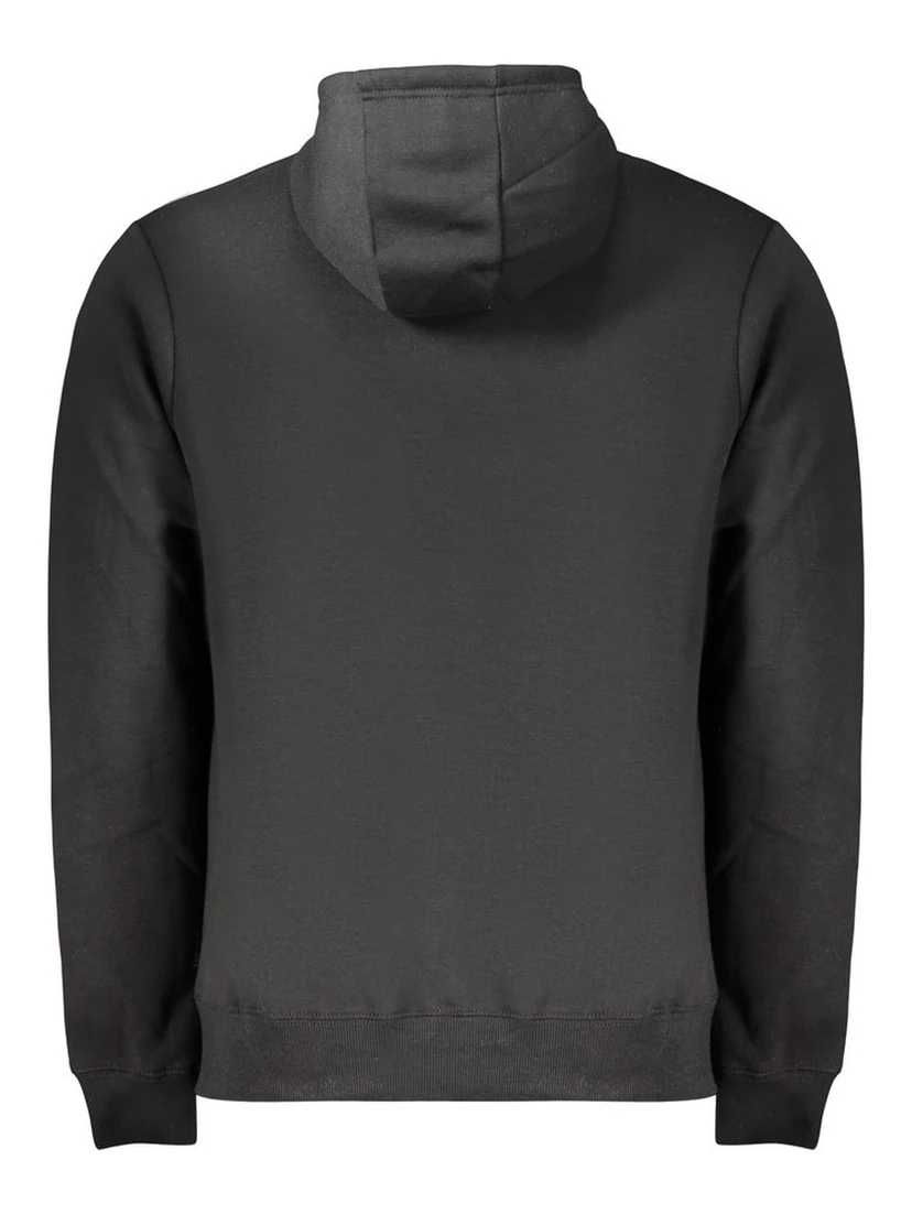 Black Cotton Men's Sweatshirt