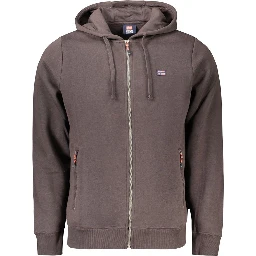 Brown Cotton Men's Sweatshirt