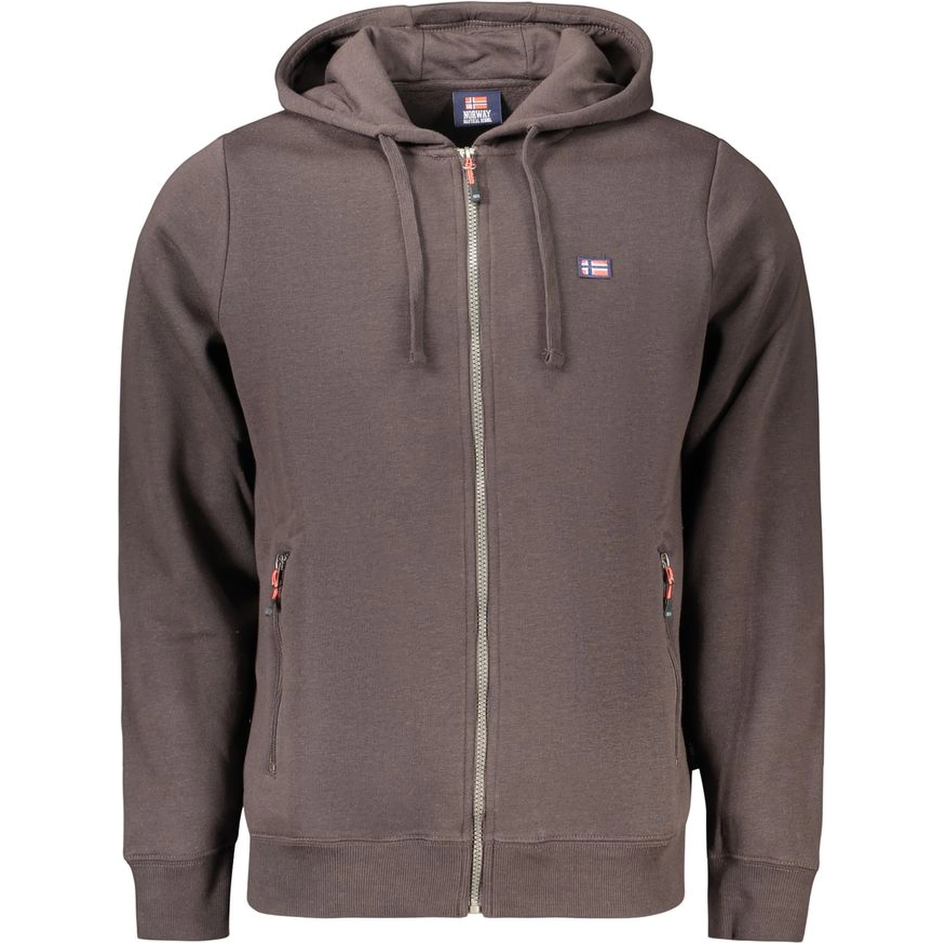 Brown Cotton Men's Sweatshirt