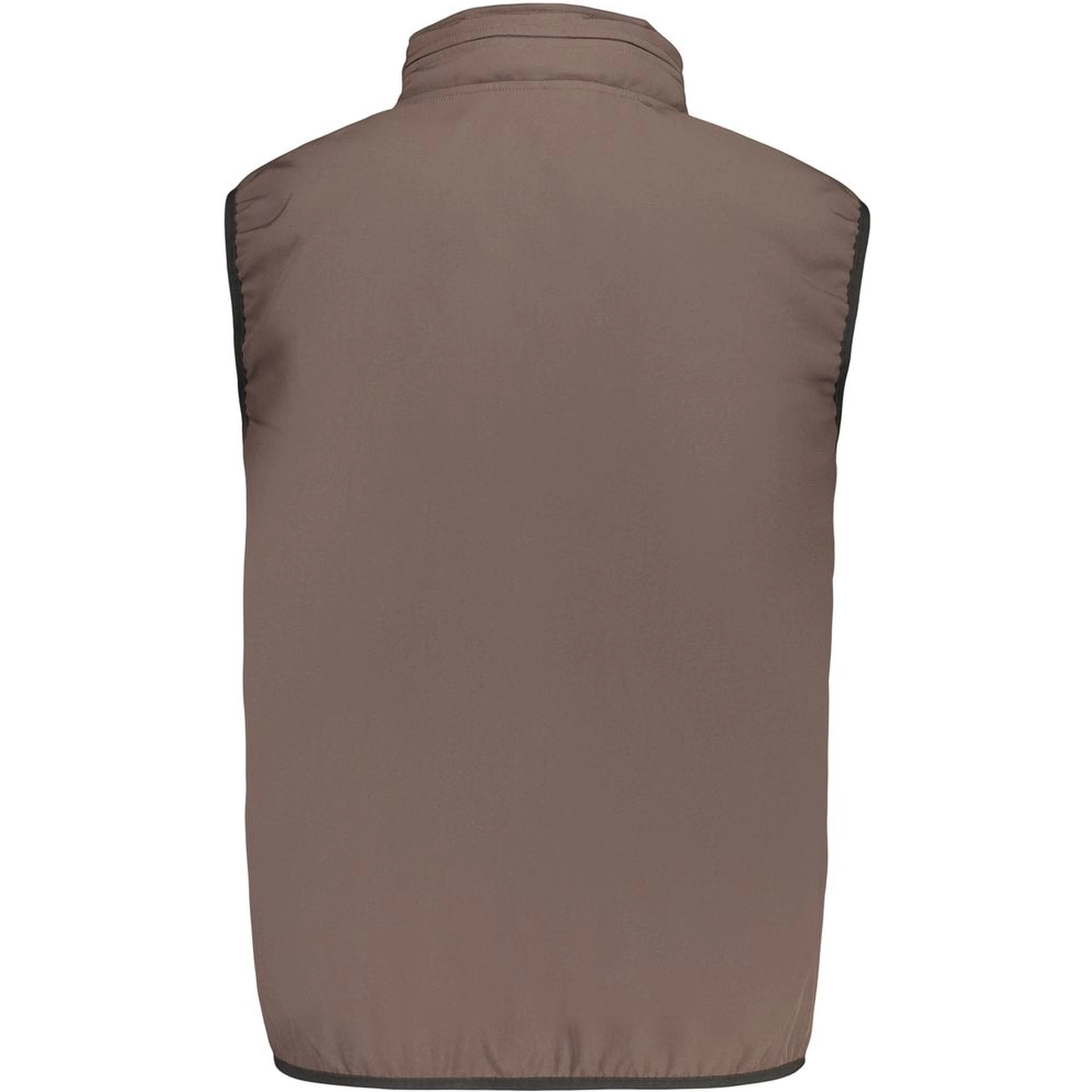 Brown Polyester Men's Vest