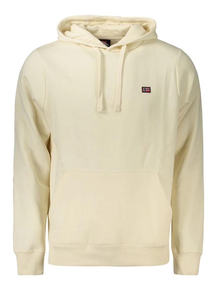 White Cotton Men's Sweatshirt