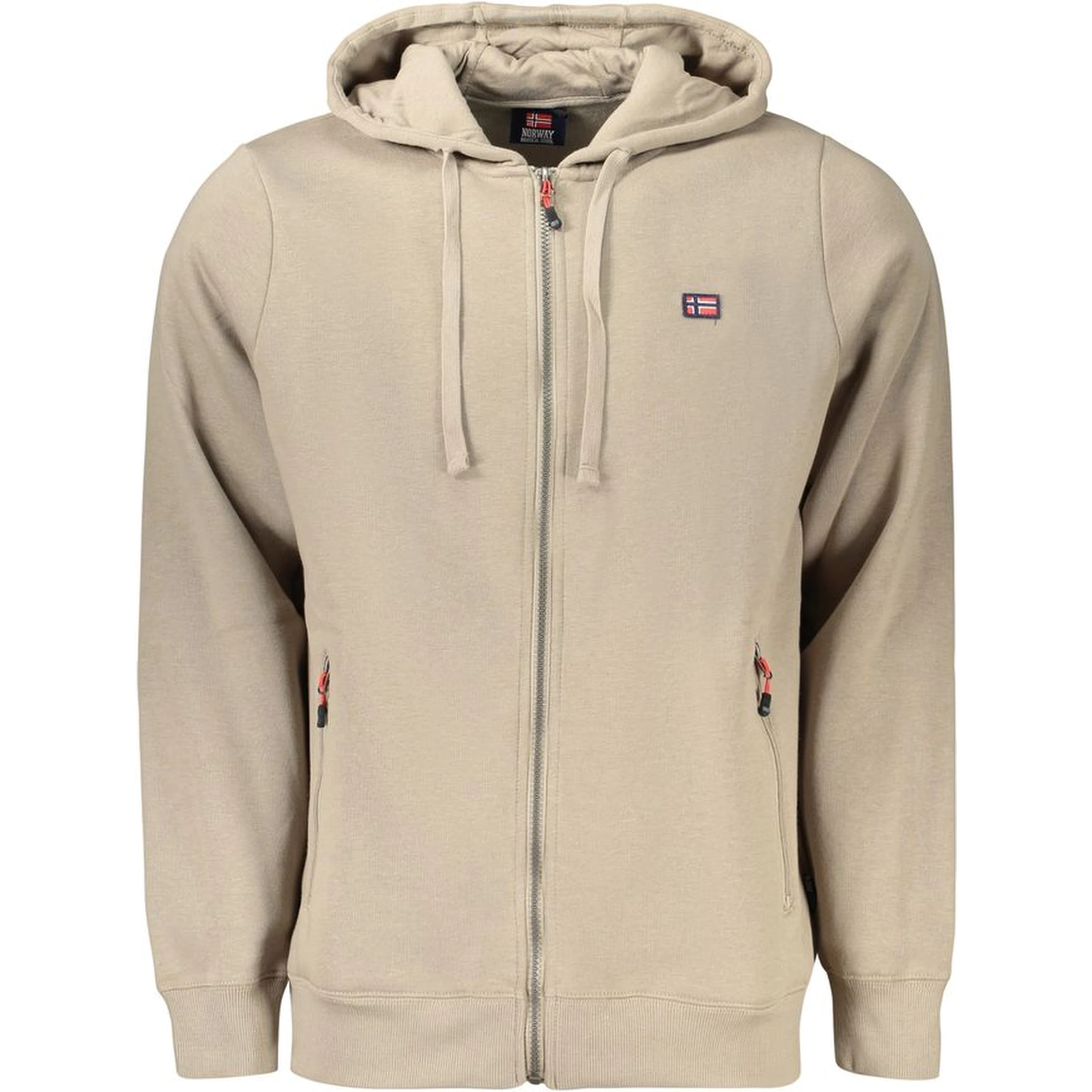 Brown Cotton Menswear Hoodie