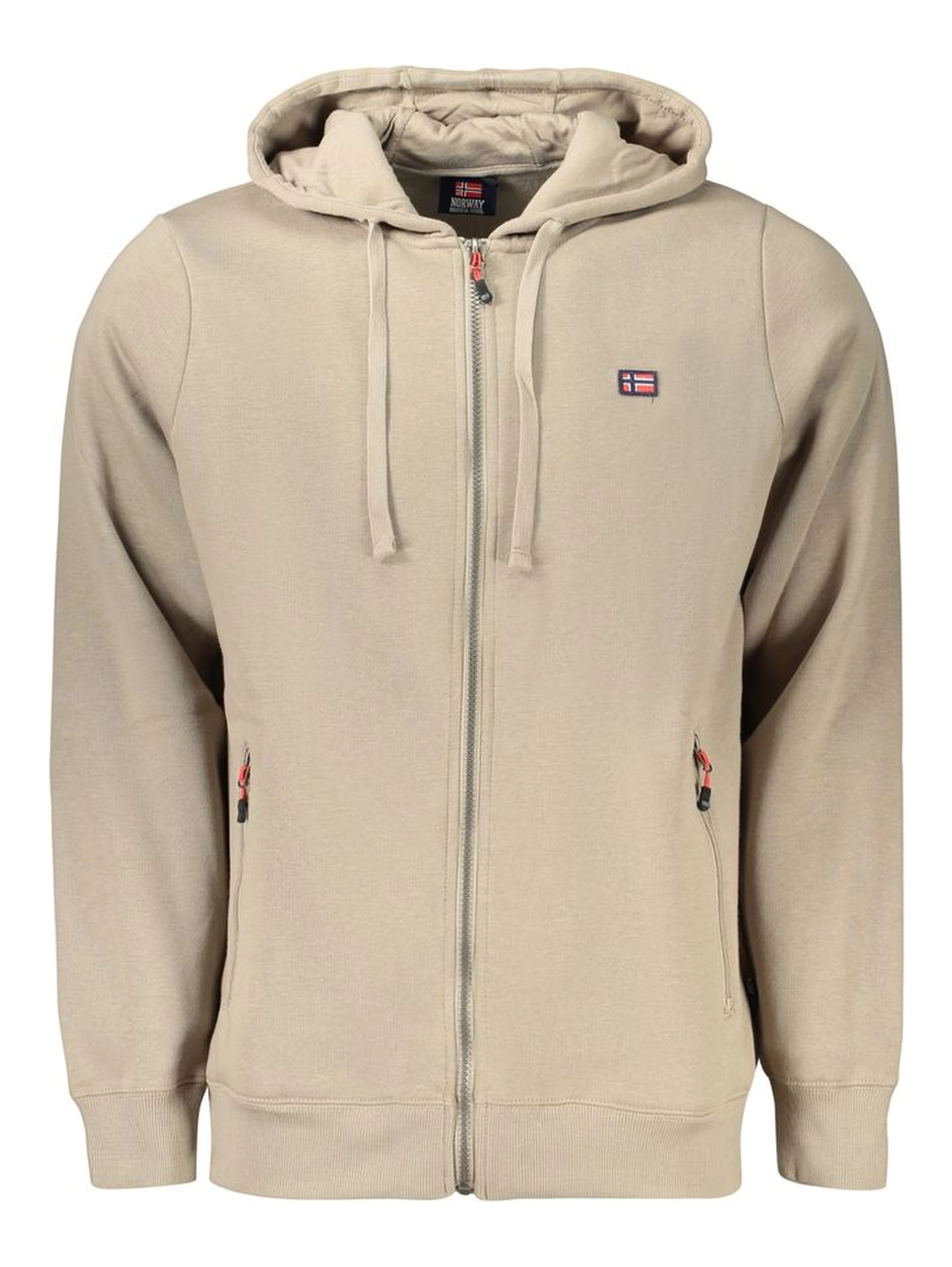 Brown Cotton Menswear Hoodie