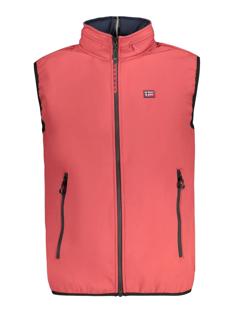 Rosso Polyester Men's Vest