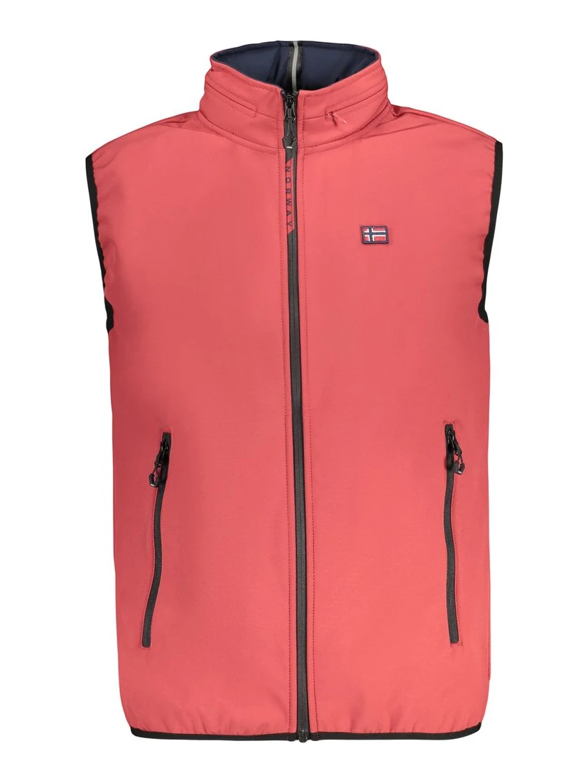 Rosso Polyester Men's Vest