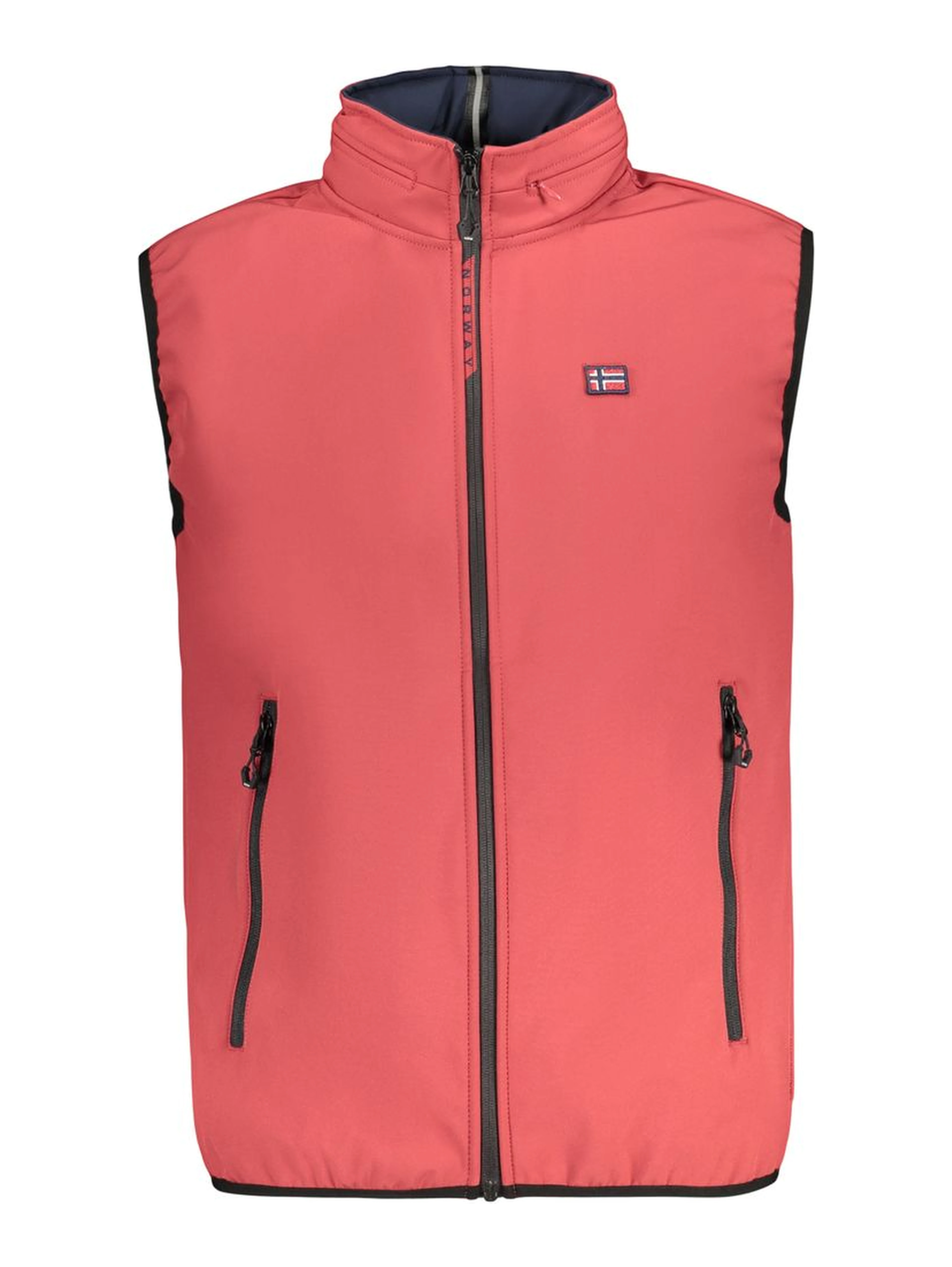 Rosso Polyester Men's Vest