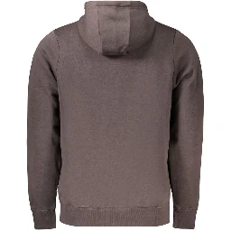 Brown Cotton Men's Sweatshirt
