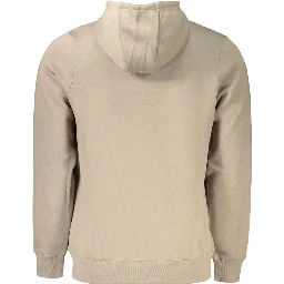 Brown Cotton Menswear Hoodie
