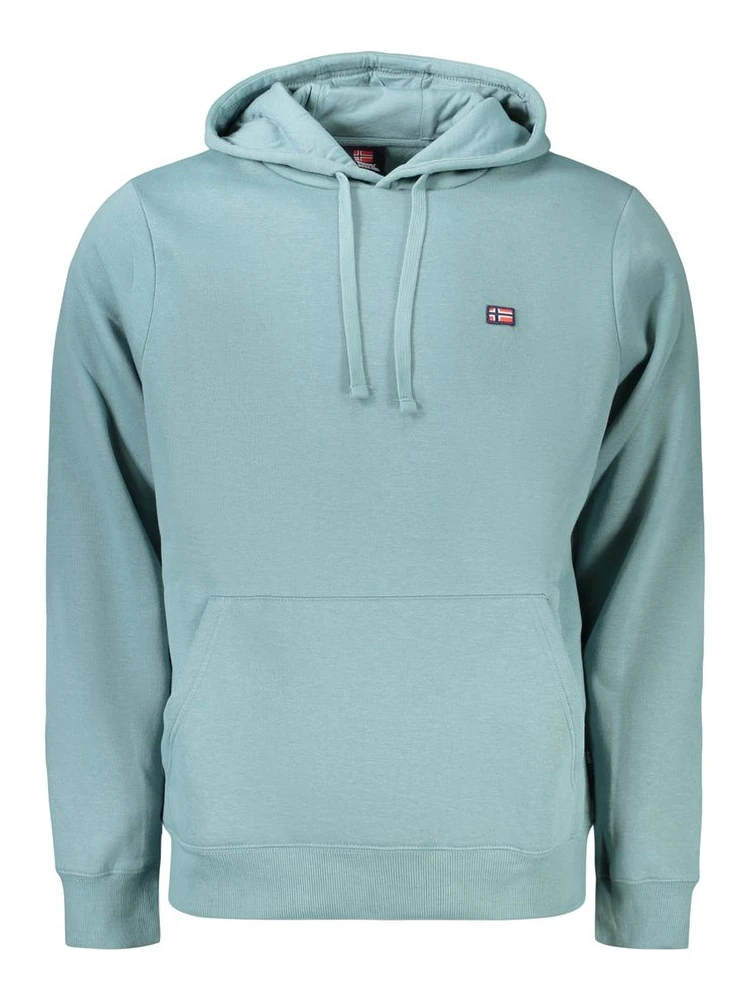 Green Cotton Men's Sweatshirt