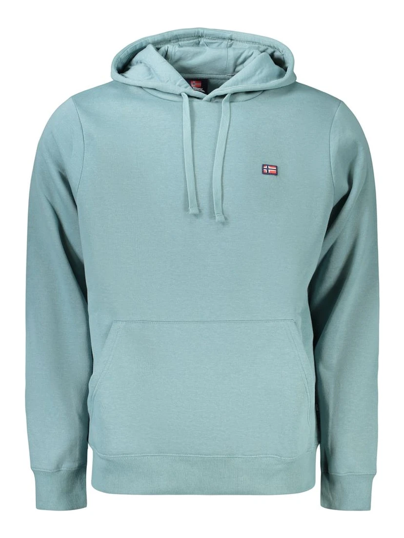 Green Cotton Men's Sweatshirt