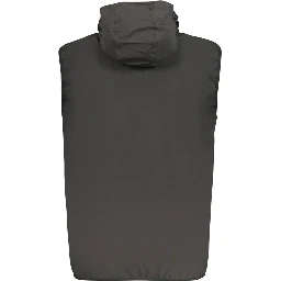 Black Polyester Mens Vest