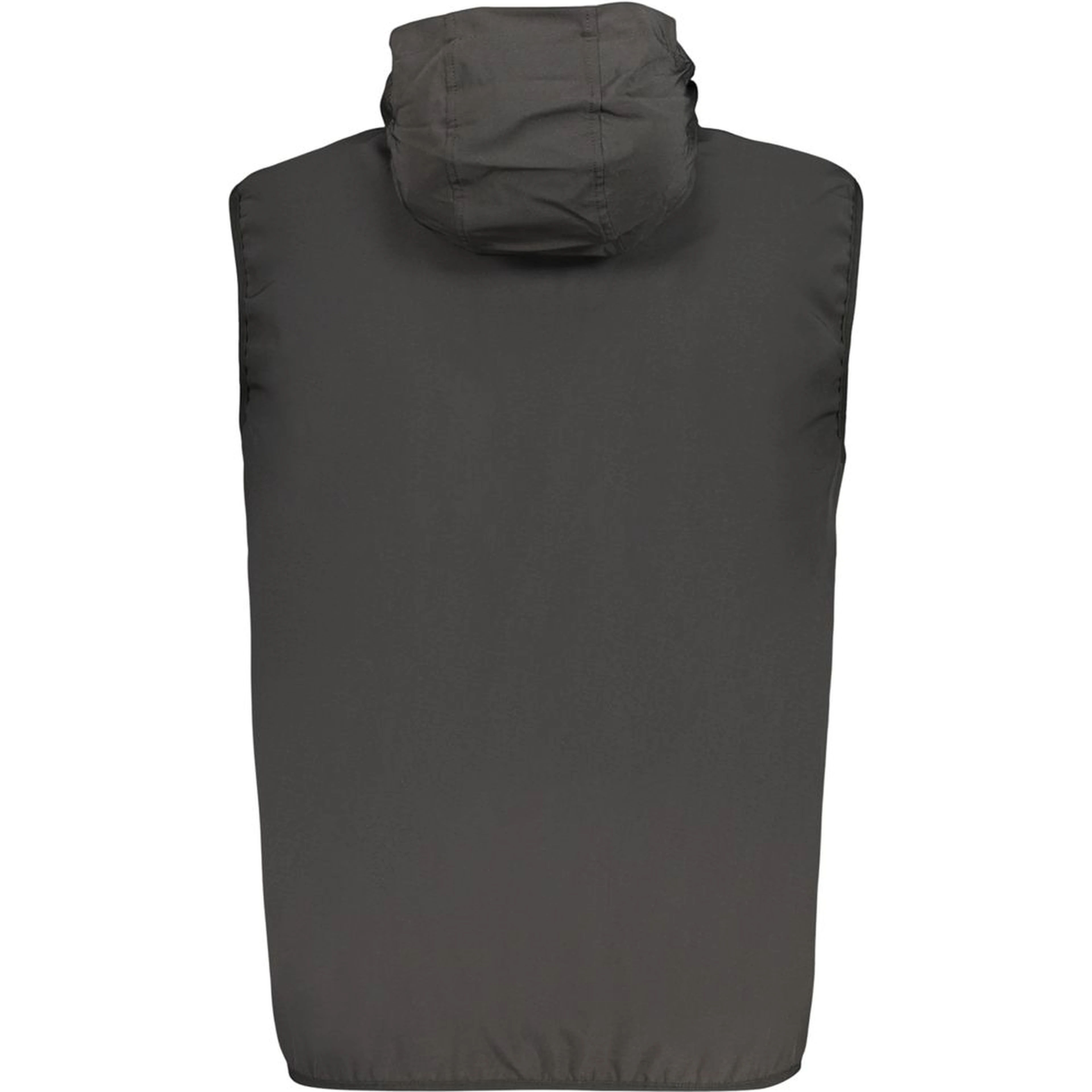 Black Polyester Mens Vest