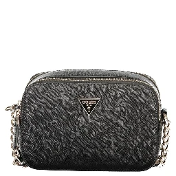 Black Polyurethane Women's Handbag