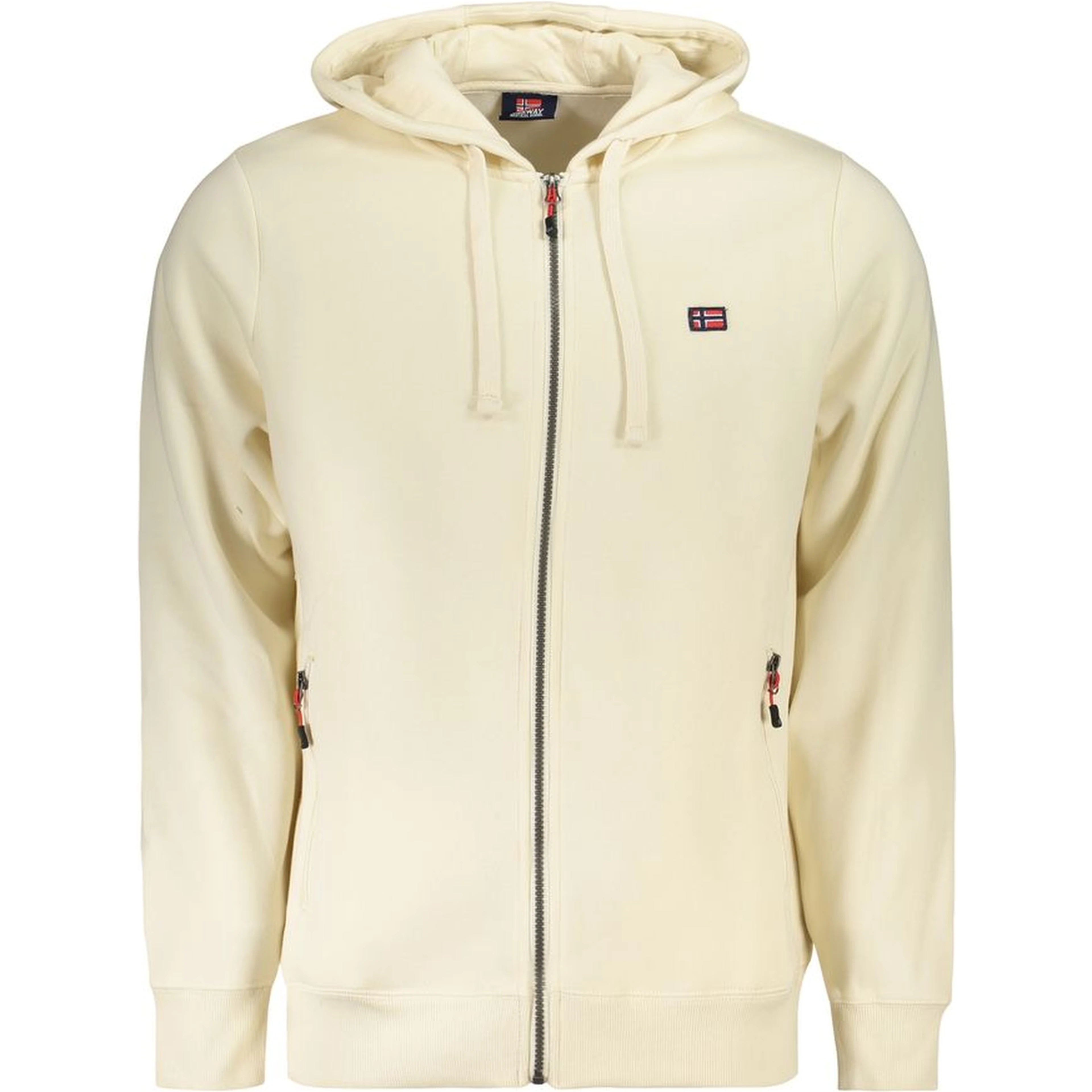White Cotton Men's Sweatshirt