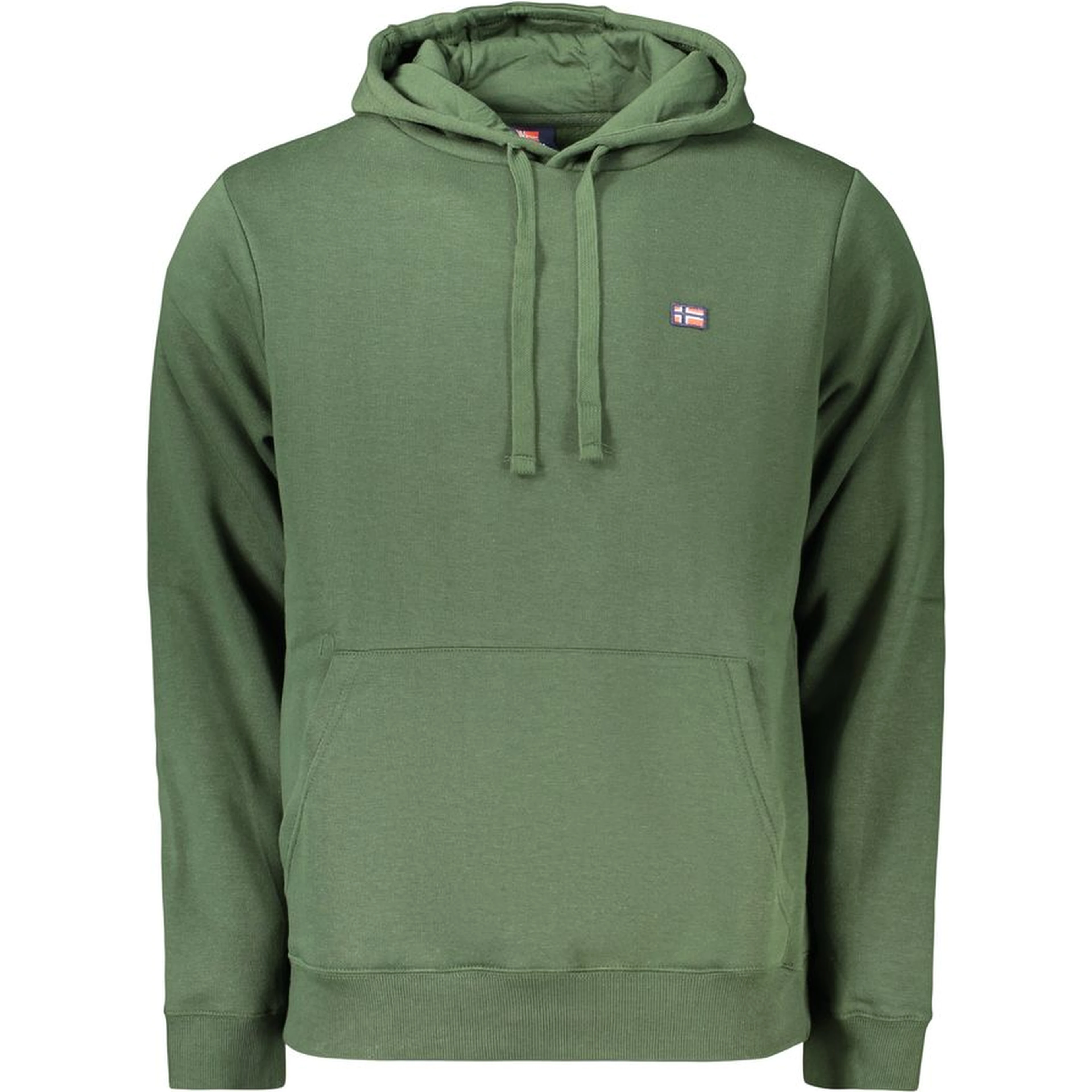 Green Cotton Mens Sweatshirt