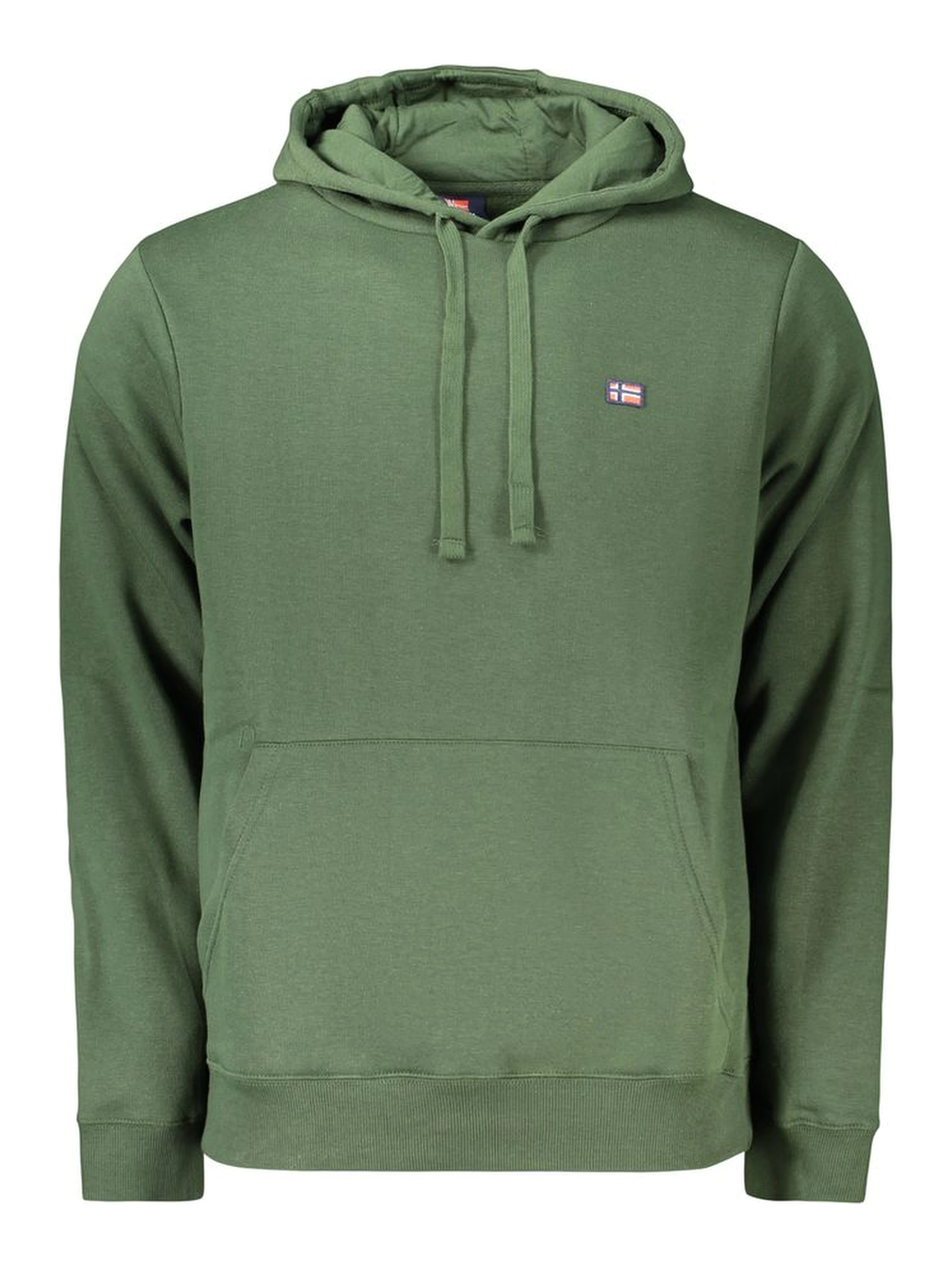 Green Cotton Mens Sweatshirt