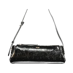 Black Polyurethane Women's Handbag