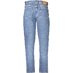 Blue Cotton Women's Jeans