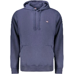 Blue Cotton Mens Sweatshirt