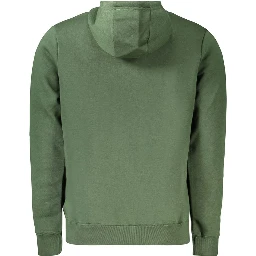 Green Cotton Mens Sweatshirt