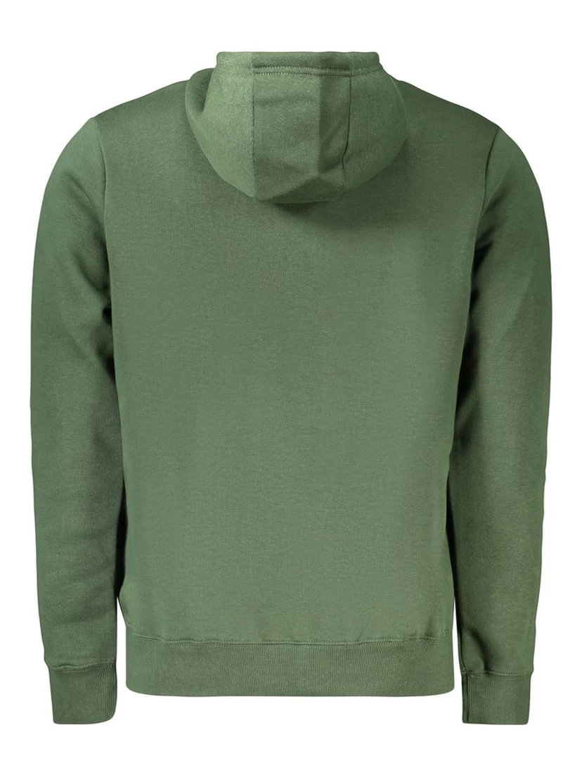 Green Cotton Mens Sweatshirt