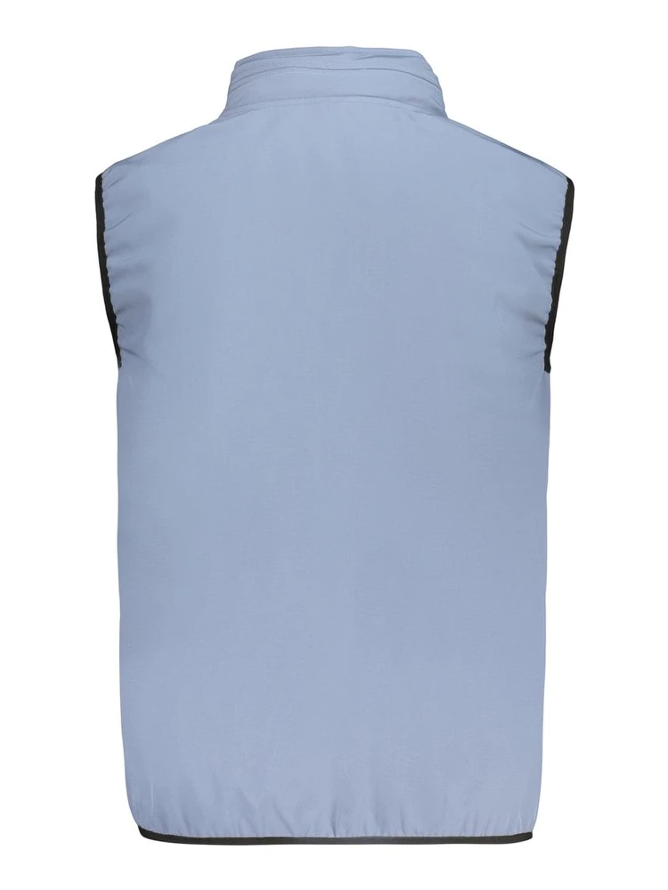 Azzurro Poliestere Mens Vest alternative