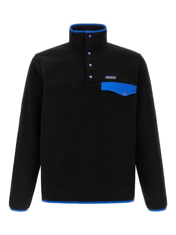 Black Polyester Cardigan
