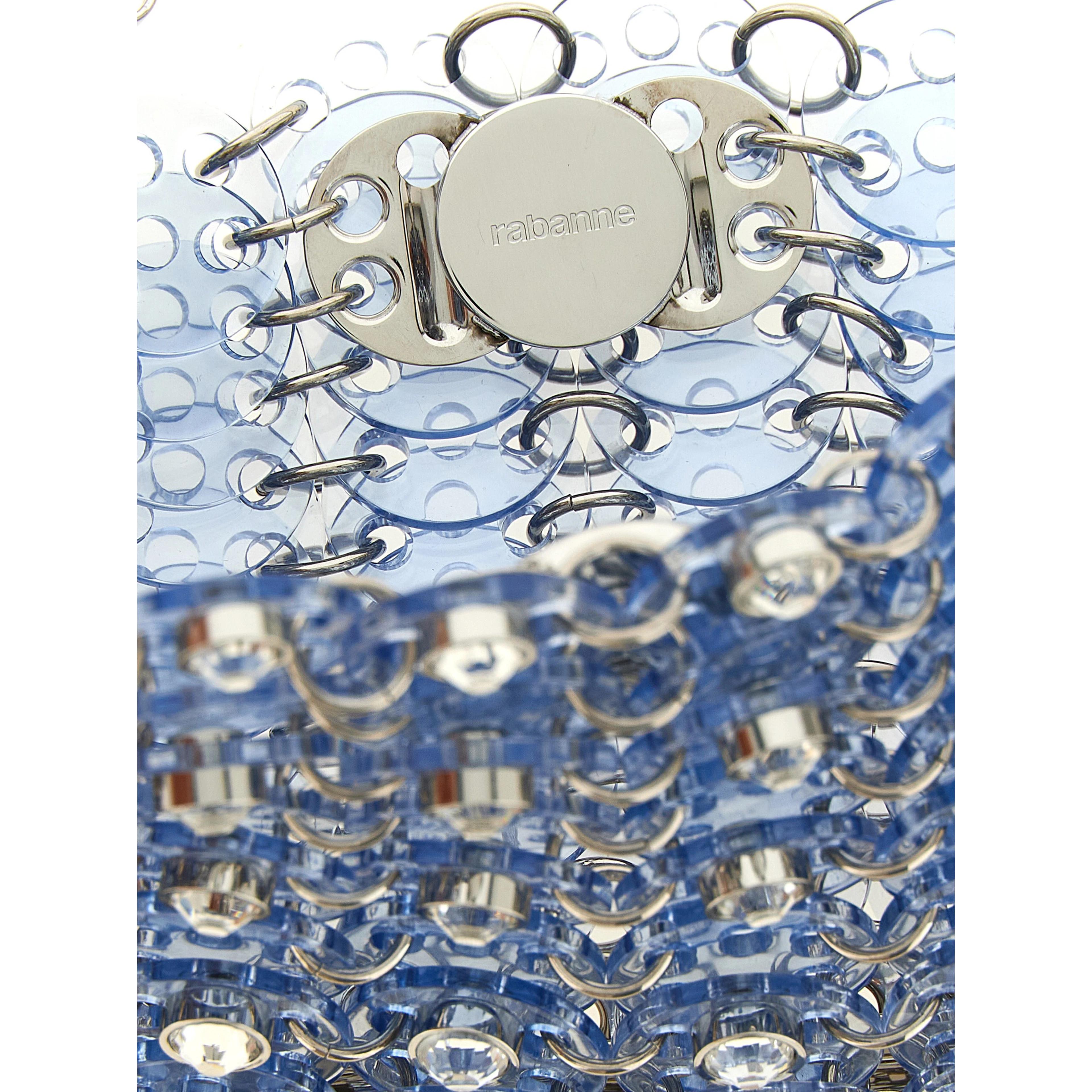 Blue Resin Shoulder Bag