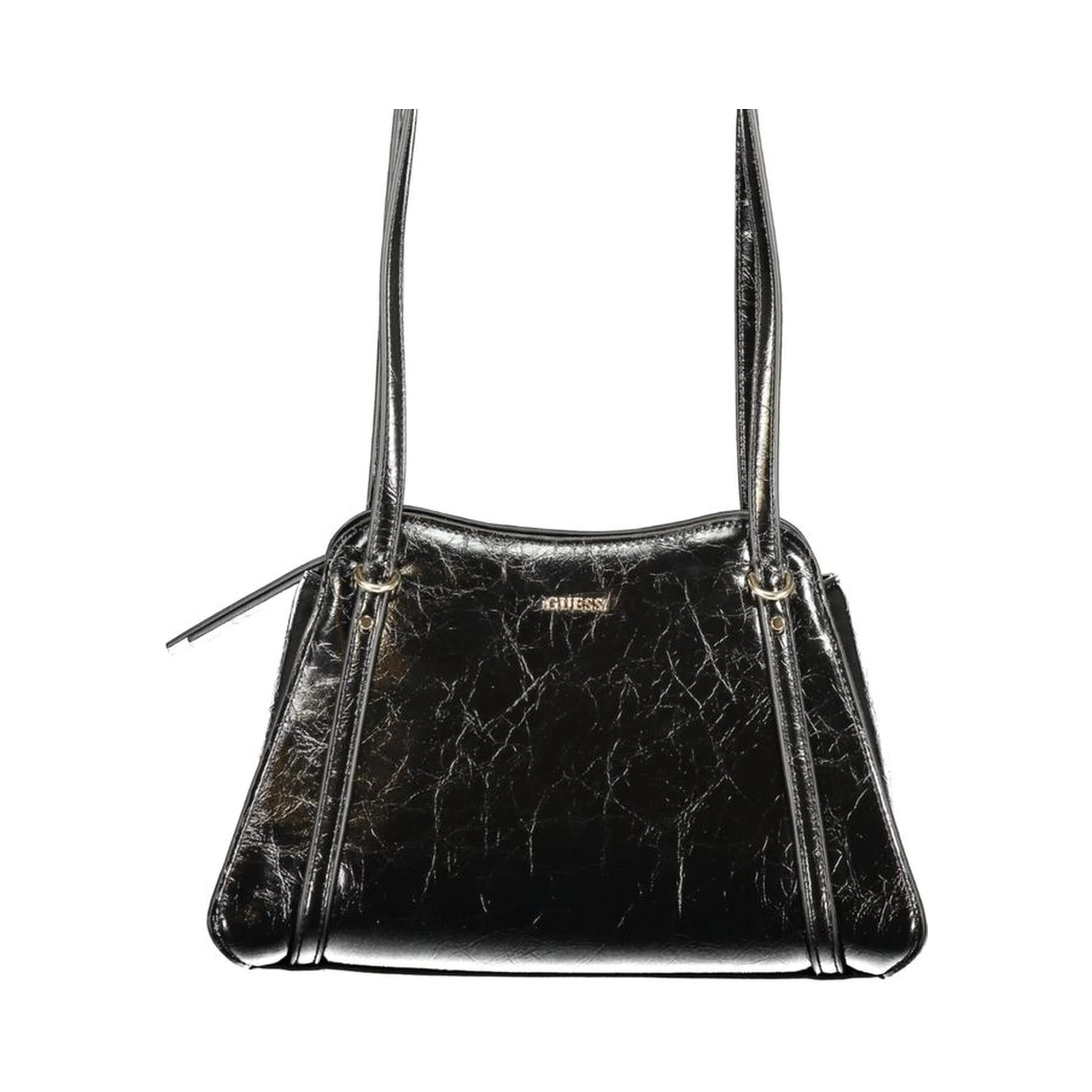Black Polyurethane Women's Bag