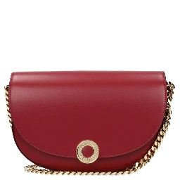 Red Leather Shoulder Bag