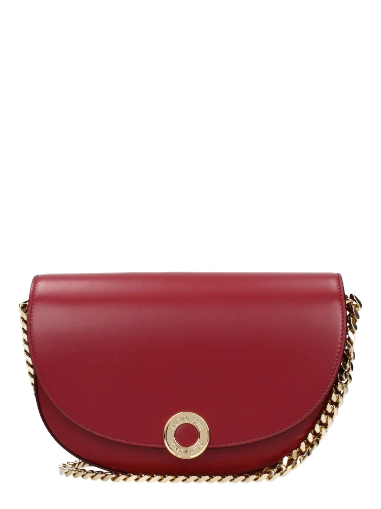 Red Leather Shoulder Bag