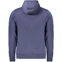Blue Cotton Mens Sweatshirt