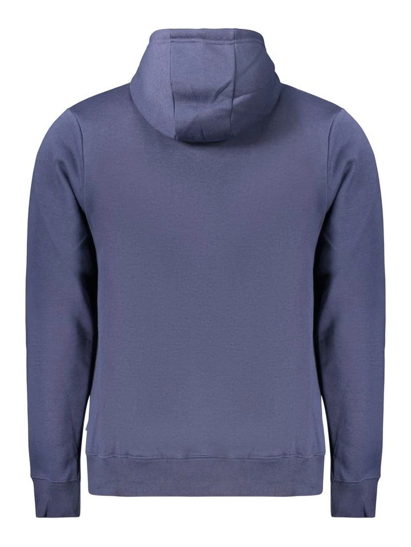 Blue Cotton Mens Sweatshirt