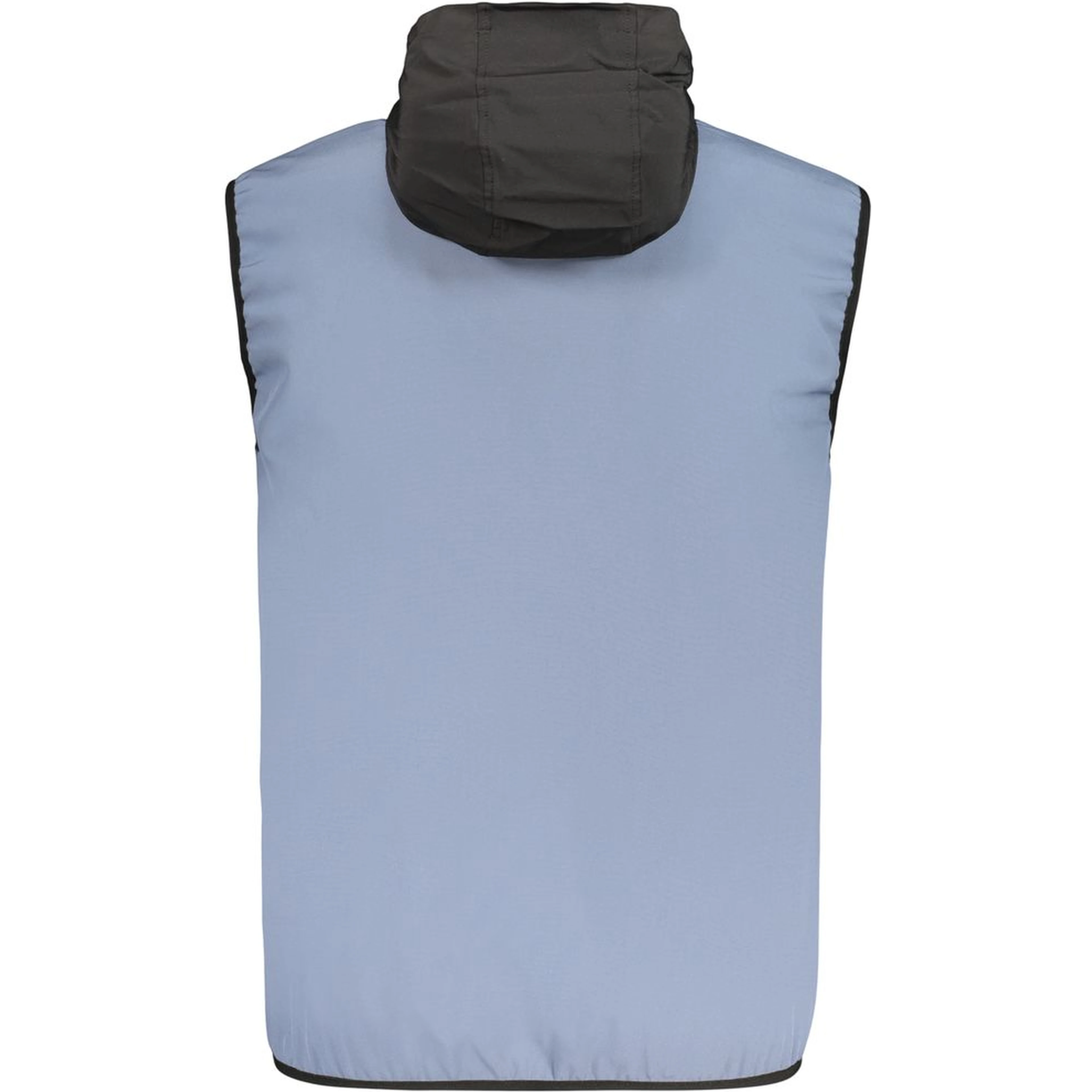 Azzurro Poliestere Mens Vest