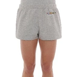 Gray Cotton Bermuda Shorts