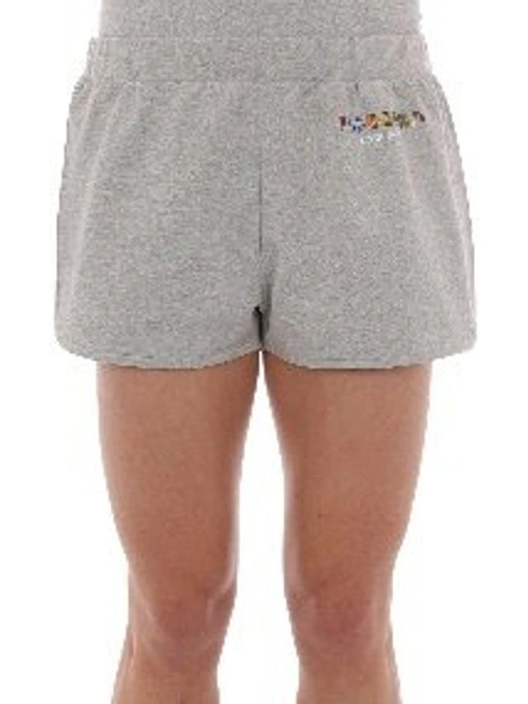 Gray Cotton Bermuda Shorts