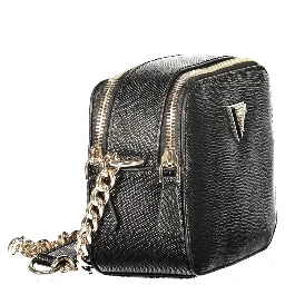 Black Polyurethane Women's Handbag