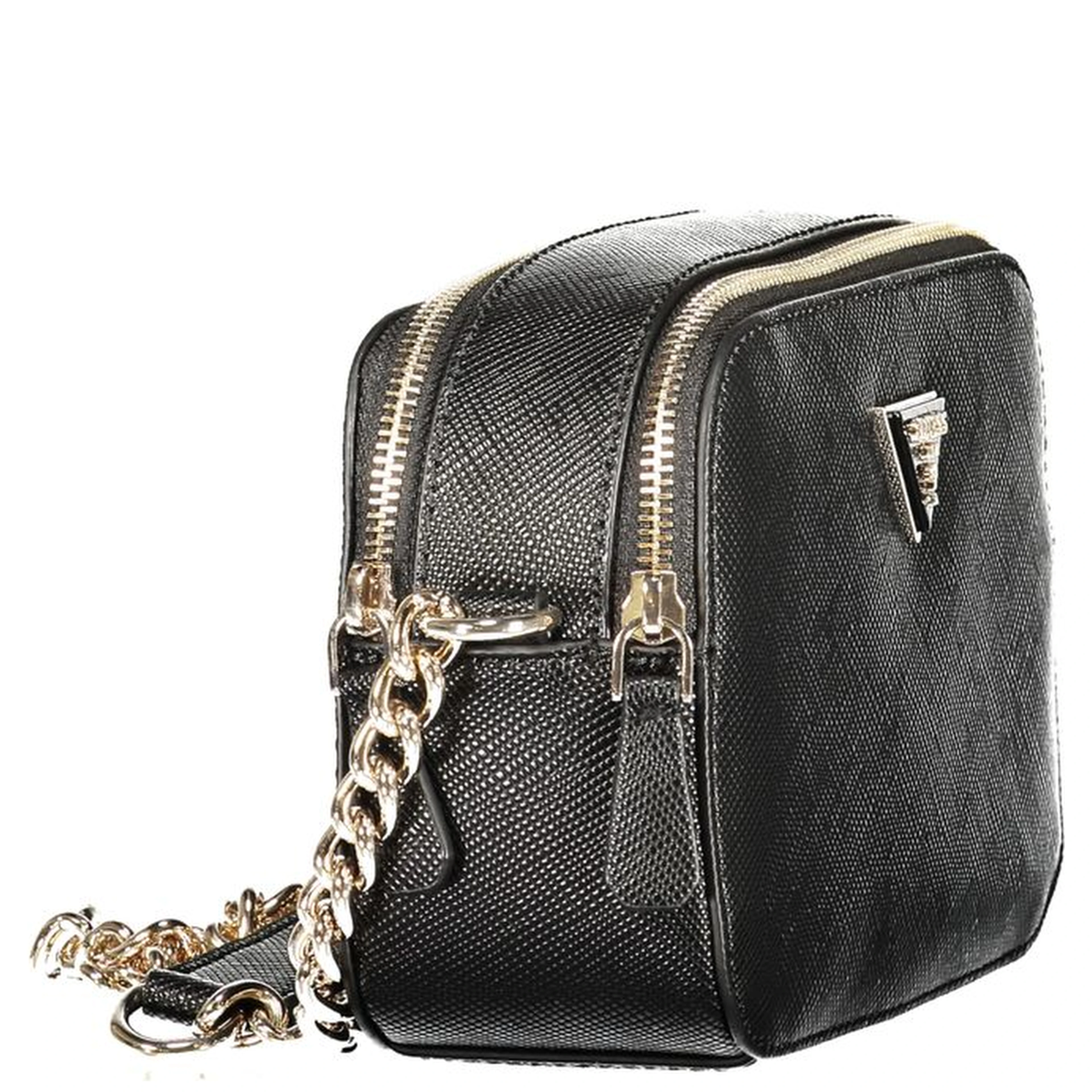 Black Polyurethane Women's Handbag
