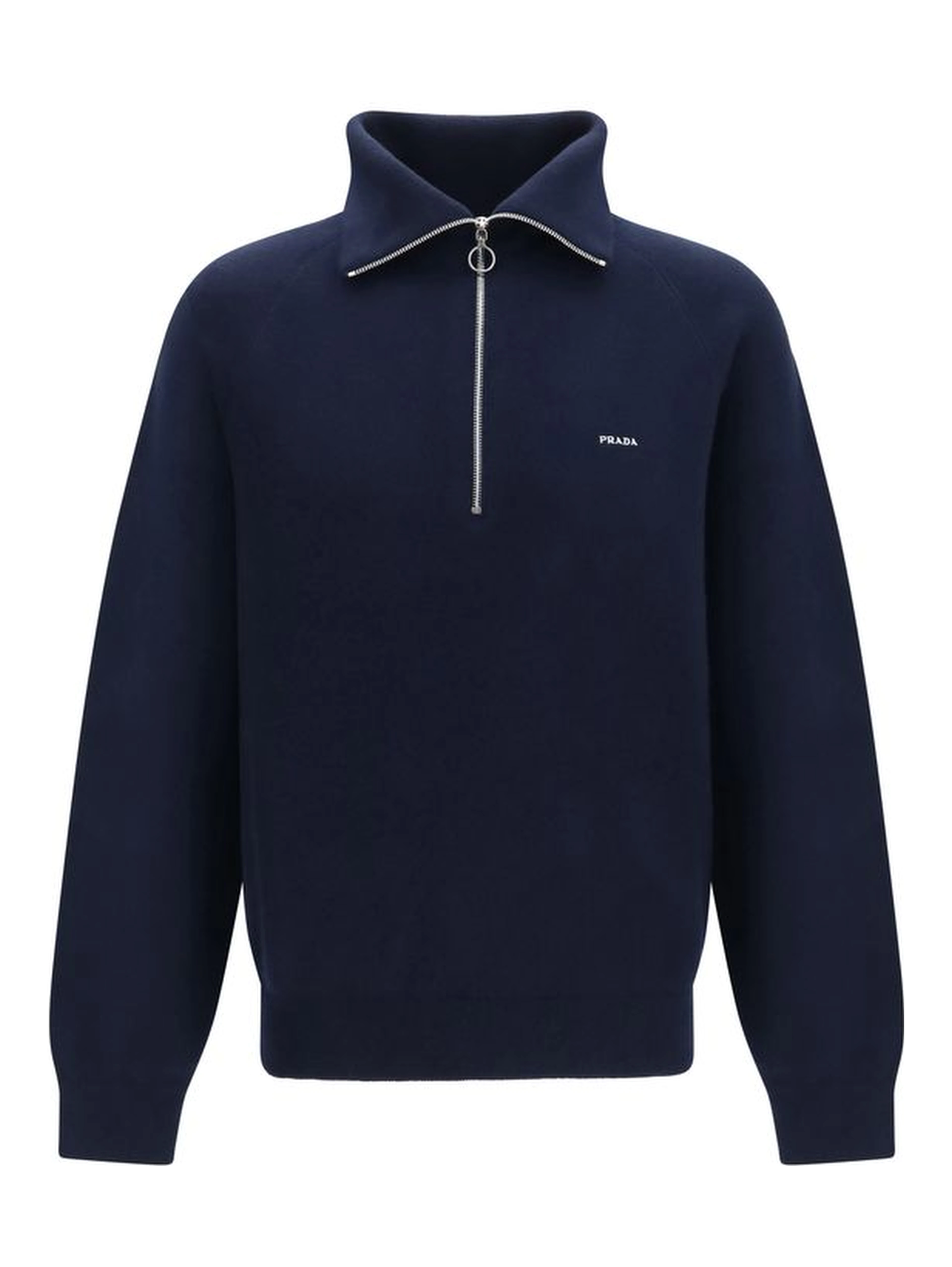 Blue Wool Oves Aries Polo Shirt