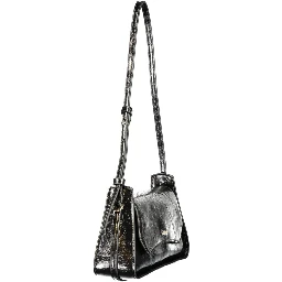 Nero Poliuretano Donna Bag