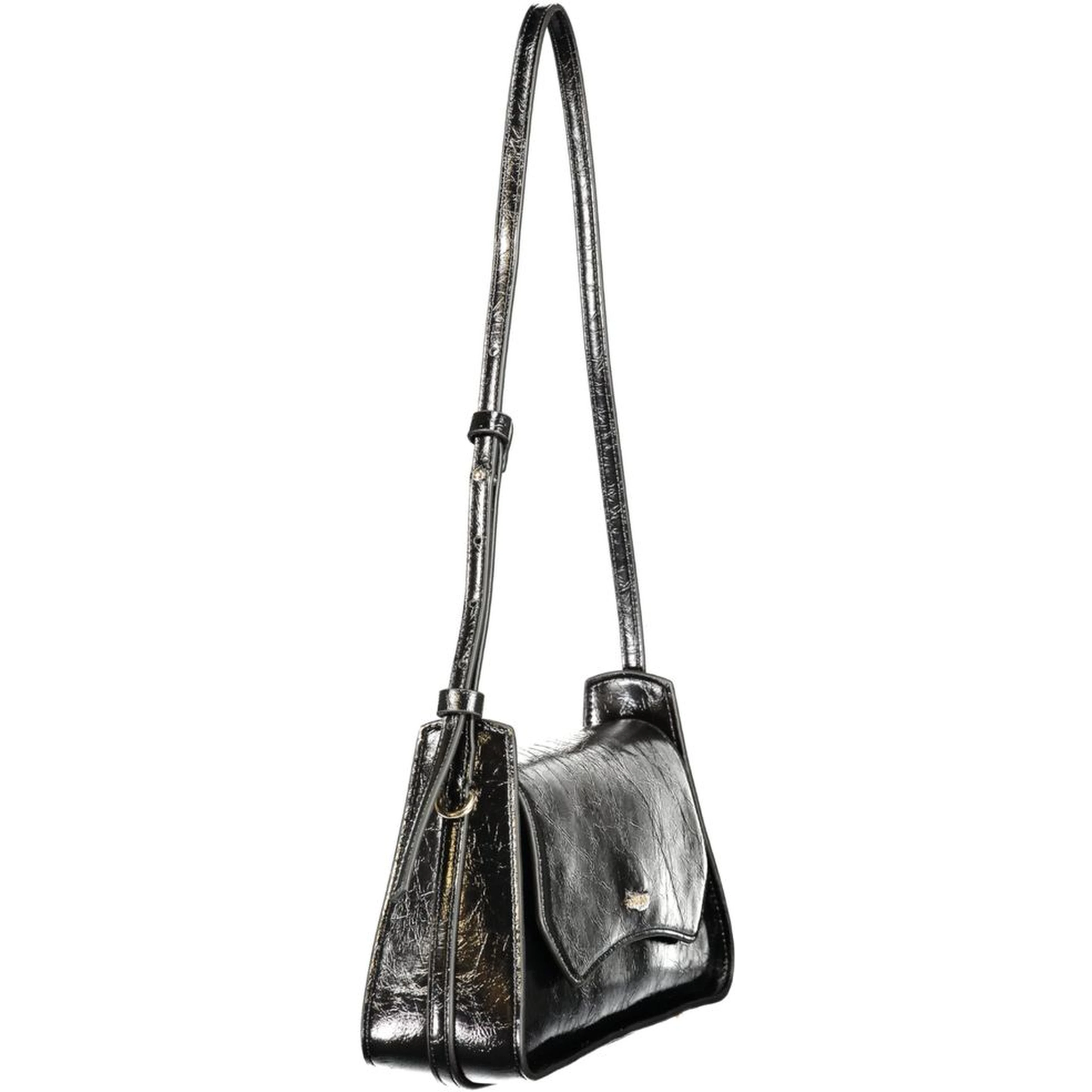 Nero Poliuretano Donna Bag