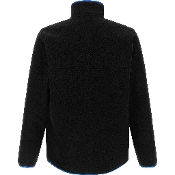 Black Polyester Cardigan